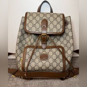 Gucci Interlocking G Logo Backpack